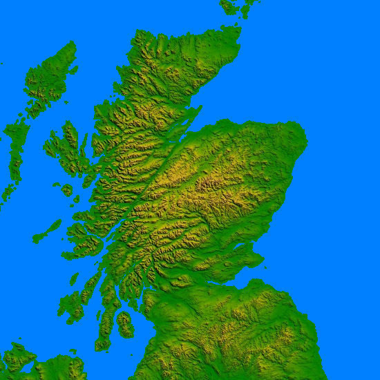 Animated Scottish weather map